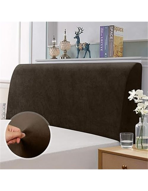 TAOCOCO Funda para Cabecero de Cama Elástica, Funda de Cabecera con Diseño Integral en Color Sólido, Protectora de Cabecera Mode