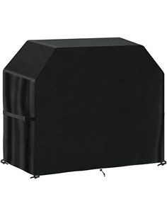 Funda Barbacoa Impermeable Funda de Barbacoa Rectangular Cubierta BBQ de Parrilla Anti-UV 420D Oxford Protector para Parrilla de