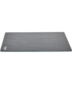 COOK CONCEPT - KD3349 Tabla de Cortar Rectangular de Vidrio Templado - Efecto Pizarra - Diseño Elegante para Cocina - Dimensione