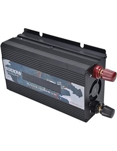 Haofy Inversor de Onda Sinusoidal Pura, Convertidor de Potencia Inteligente de 3000 W con Pantalla Inversores de Potencia de Ale