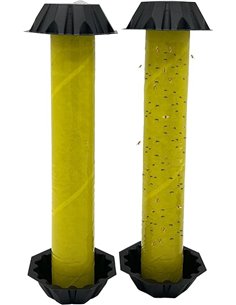 Trampa para Moscas de Fruta ✯Made IN UE✯, Antimosquitos Interior Cocina, Atrapa Mosquitos [Remedio Natural y sin Insecticida]