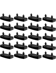 20 Pcs Soporte de Plástico para Laminas Somier para 53mm Laminas