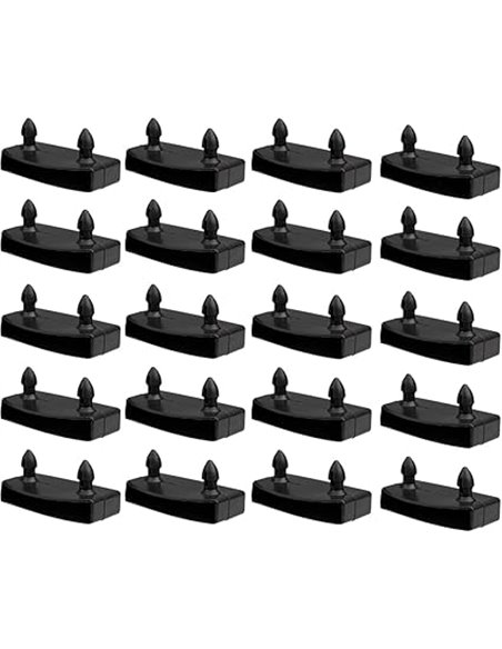 20 Pcs Soporte de Plástico para Laminas Somier para 53mm Laminas