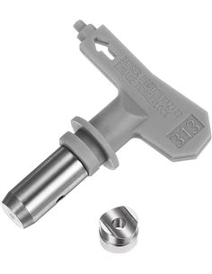 sourcing map Puntas de pulverización reversibles para pulverizador sin aire 313, boquilla de pulverización de pintura, gris