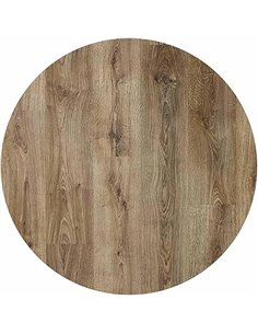 Alfombra Redonda de Vinilo Imitación Madera - Elegancia y Durabilidad para Decoración de Interiores