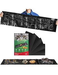 4 Piezas Trampas para Ratones 1.2M, Efficace Trampas para Ratas, Aplicable al Garaje del Balcón del Dormitorio de la Cocina, Se 