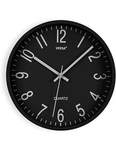 Versa Raven Reloj de Pared Nuevo Mecanismo Y Calidad Mejorada silencioso y Decorativo, para Cocina, Salón o Comedor - Fácil de L