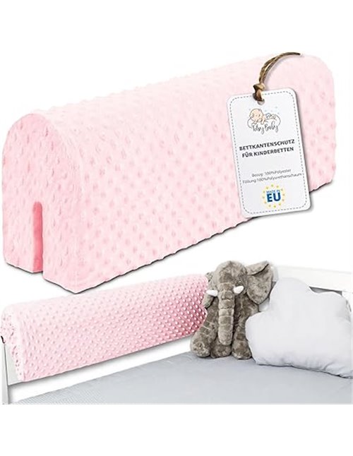 Totsy Baby Chichoneras Cuna Parachoques cunas Bebe 50 cm - Protector Anti caida y Golpe Espuma de Barrera Seguridad niños y niña