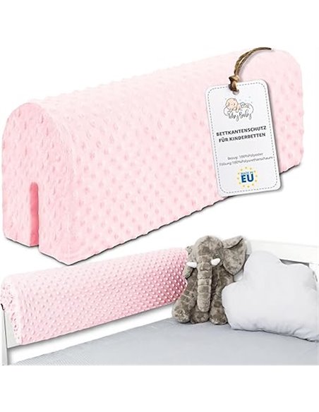 Totsy Baby Chichoneras Cuna Parachoques cunas Bebe 50 cm - Protector Anti caida y Golpe Espuma de Barrera Seguridad niños y niña