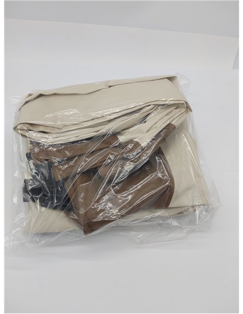 Amazon Basics Funda protectora para barbacoa (tamaño mediano), Beis/Bronceado