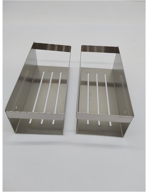 Estanteria Baño de Acero Inoxidable SUS304, 2 Piezas Estanteria Ducha sin Taladro, Organizador Ducha para Champú y Gel de Baño (