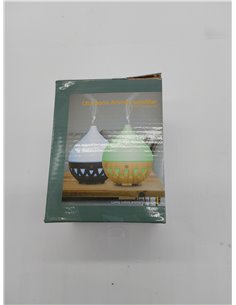 AiQInu Difusor de Aromas 160ml, Humidificador Ultrasónico,Apagado Automático, Difusor de Aceites Esenciales,7 Colores LED, Funci 2