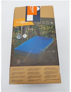Intex, Colchón Hinchable Individual, Camping Mattress, 99x191 cm, Fiber-Tech, Material TPU, Ligero, cómodo y Estable, Hinchador  2
