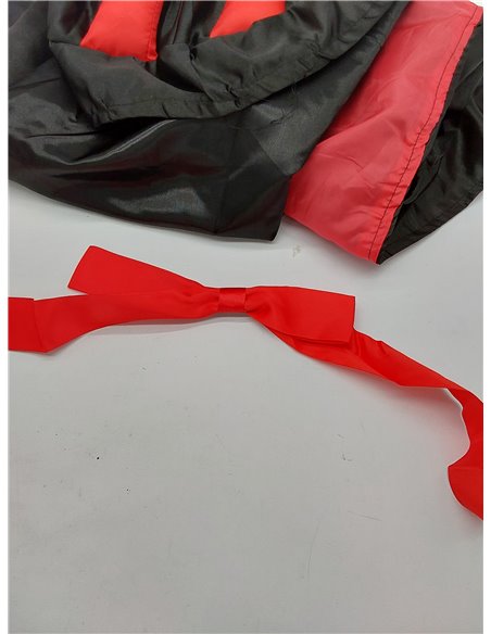 Meleager Disfraz Diablo Mujer, Capa con Capucha y Cuernos de Diablo, Capa Vampiro Halloween, Disfraces de Dracula Adulto para Fi