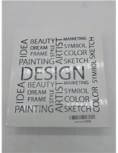 HAKU Möbel Caja de Llaves Blanco, Blanco, Metal, Metal - Dim.: AN 22 cm x AL 24 cm x P 5 cm, Estilo: Moderno 2