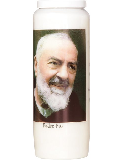 Hautekiet 1332265 Padre Pio vela 9 días 6,8 x 20 cm