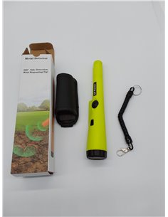 EXTSUD Detector de Metales Portátil Impermeable Alta Sensibilidad con Indicador LED Incorporado/Luz de Alarma/Exploración de 360