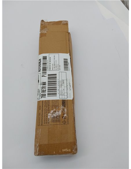 Windhager Cortina de puerta mosquitera, con cintas de pesas premontadas, acortable individualmente, 100 x 220 cm, blanco, 1 Ud