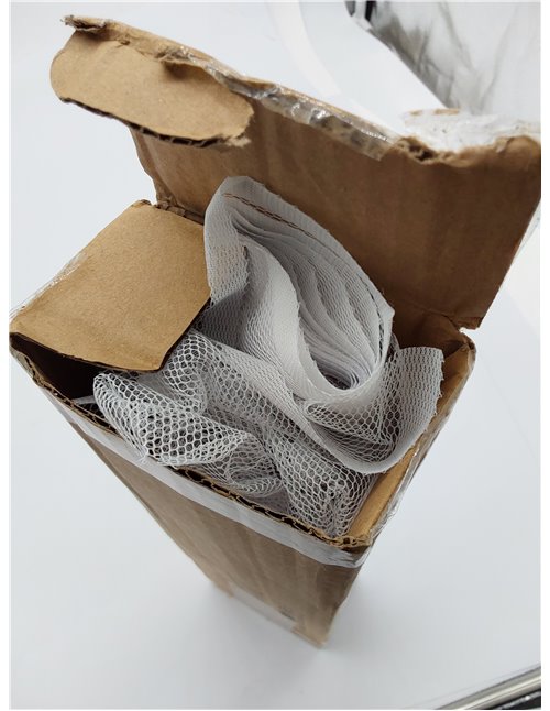 Windhager Cortina de puerta mosquitera, con cintas de pesas premontadas, acortable individualmente, 100 x 220 cm, blanco, 1 Ud