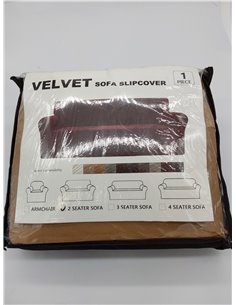Funda Sofá Terciopelo 2 Plazas, Ajustable Fundas para Sofa Gruesa, con Reposabrazos, Súper Elástica, Universales, Antideslizante
