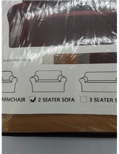 Funda Sofá Terciopelo 2 Plazas, Ajustable Fundas para Sofa Gruesa, con Reposabrazos, Súper Elástica, Universales, Antideslizante 2
