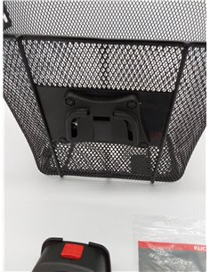 Relaxdays Cesta Bicicleta Delantera Extraíble Fácil y Rápida de Colocar, Acero, Negro, 27 x 34,5 x 26 cm 2