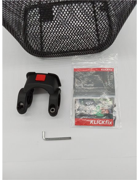 Relaxdays Cesta Bicicleta Delantera Extraíble Fácil y Rápida de Colocar, Acero, Negro, 27 x 34,5 x 26 cm