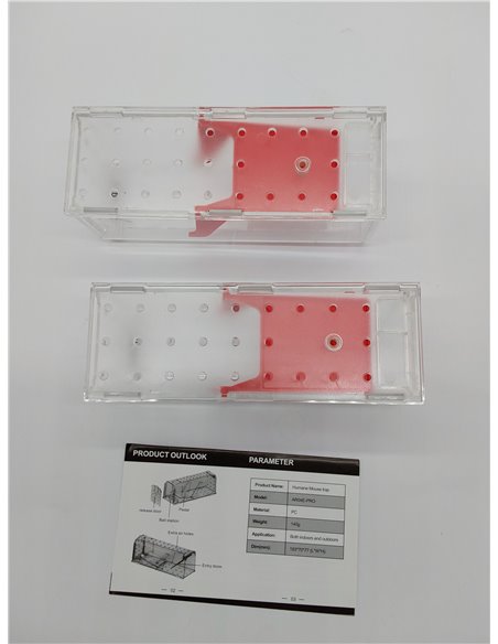 Roshield 2 X Trampas humanas para Ratones en Interiores y Exteriores, Trampa de plagas para atrapar Vivos. Amigable con Mascotas