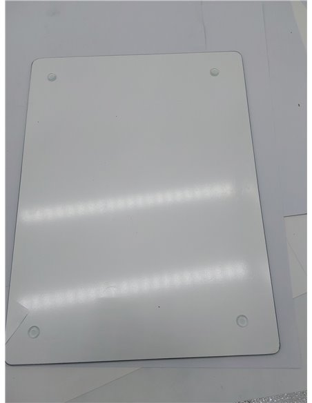 COOK CONCEPT - KD3348 Tabla de Cortar Rectangular de Vidrio Templado Efecto Mármol - Diseñada para Corte Fácil - Dimensiones 0,4