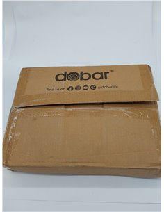 dobar 60422 - Alfombrilla de refrigeración para Perros (99,5 x 70 cm), diseño de Huellas, Color Gris 2