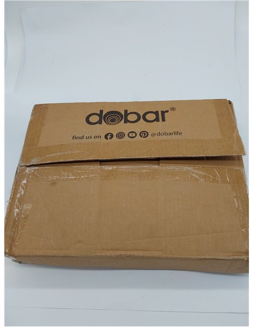 dobar 60422 - Alfombrilla de refrigeración para Perros (99,5 x 70 cm), diseño de Huellas, Color Gris