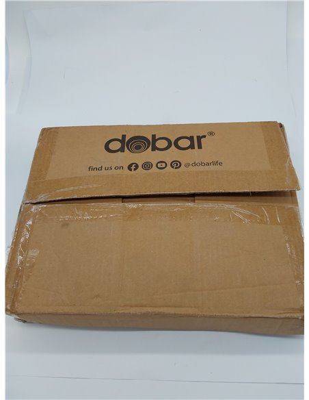 dobar 60422 - Alfombrilla de refrigeración para Perros (99,5 x 70 cm), diseño de Huellas, Color Gris
