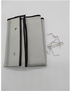 Organizador de Puerta con 10 Bolsillos de Malla – Organizador Colgante con 4 Ganchos – Organizadors de Armario 54,5 x 126 cm par 2