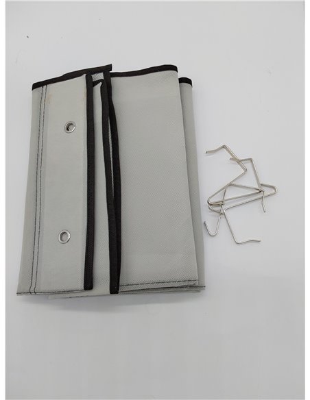 Organizador de Puerta con 10 Bolsillos de Malla – Organizador Colgante con 4 Ganchos – Organizadors de Armario 54,5 x 126 cm par