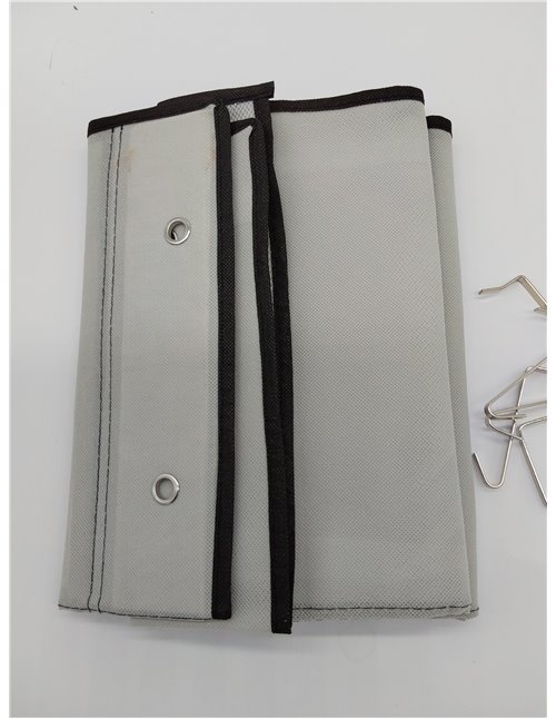 Organizador de Puerta con 10 Bolsillos de Malla – Organizador Colgante con 4 Ganchos – Organizadors de Armario 54,5 x 126 cm par