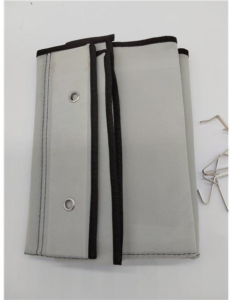 Organizador de Puerta con 10 Bolsillos de Malla – Organizador Colgante con 4 Ganchos – Organizadors de Armario 54,5 x 126 cm par
