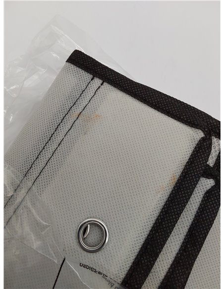 Organizador de Puerta con 10 Bolsillos de Malla – Organizador Colgante con 4 Ganchos – Organizadors de Armario 54,5 x 126 cm par