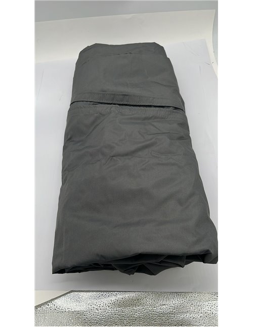 HENG FENG Toldo Vela de Sombra Rectangular 4x4m, PES 160 g/m² Impermeable, 95% Bloqueo UV, para Exterior en Terraza, Jardín, Pat