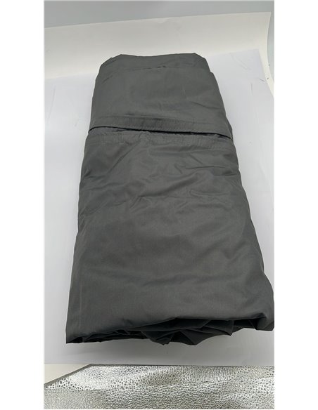 HENG FENG Toldo Vela de Sombra Rectangular 4x4m, PES 160 g/m² Impermeable, 95% Bloqueo UV, para Exterior en Terraza, Jardín, Pat