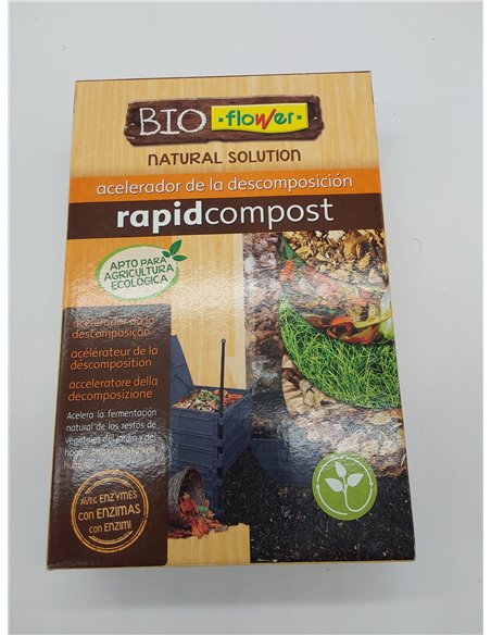 Flower - Bioflower Rapid Compost | Acelerador de Descomposición Natural | Fórmula con Enzimas | 1,5 kg 