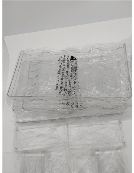 Organizador de Botellas de Vino y Agua Apilable para Armario, Frigorífico, Portabotellas de Plástico para 16 Botellas para Cocin
