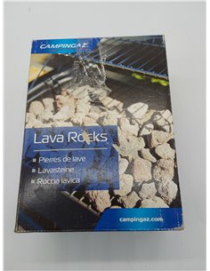 Campingaz Piedras de lava, para parrillas gas y eléctricas, paquete de recambio para parrilla de piedra de lava, piedras para as 2