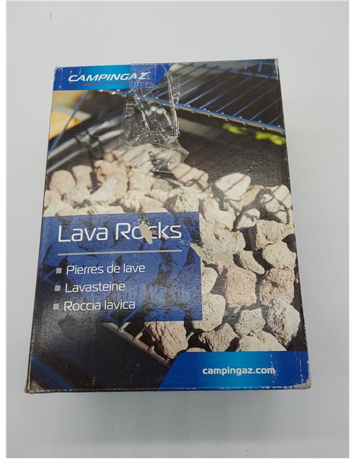 Campingaz Piedras de lava, para parrillas gas y eléctricas, paquete de recambio para parrilla de piedra de lava, piedras para as