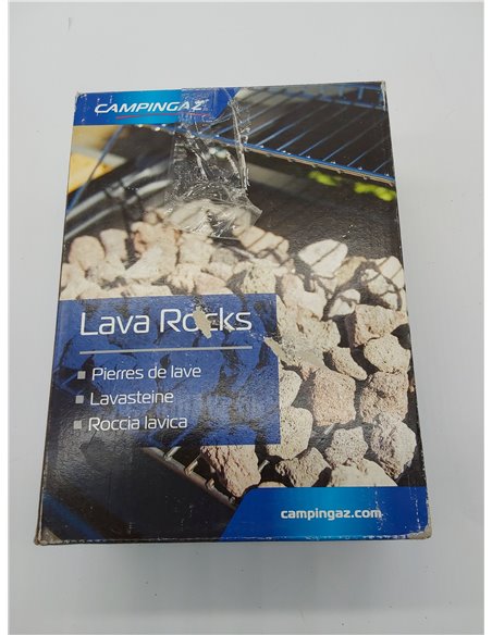 Campingaz Piedras de lava, para parrillas gas y eléctricas, paquete de recambio para parrilla de piedra de lava, piedras para as
