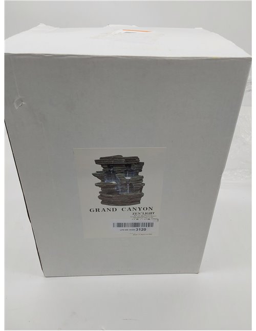 Zen Luz SCF 150 Gran Cañón - Fontana, Piedra, Color: Gris, 19 x 16 x 28 cm
