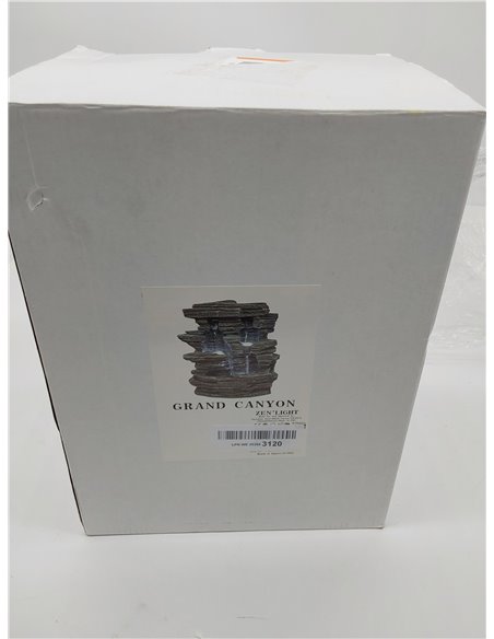 Zen Luz SCF 150 Gran Cañón - Fontana, Piedra, Color: Gris, 19 x 16 x 28 cm