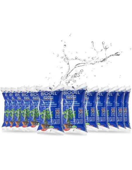 Aqua Control - Agua sólida para sus plantas, ideal para regar durante sus vacaciones, hasta 30 días sin regar, 400 ml, paquete d