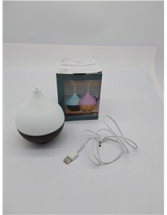 AiQInu Difusor de Aromas 160ml, Humidificador Ultrasónico,Apagado Automático, Difusor de Aceites Esenciales,7 Colores LED, Funci 2