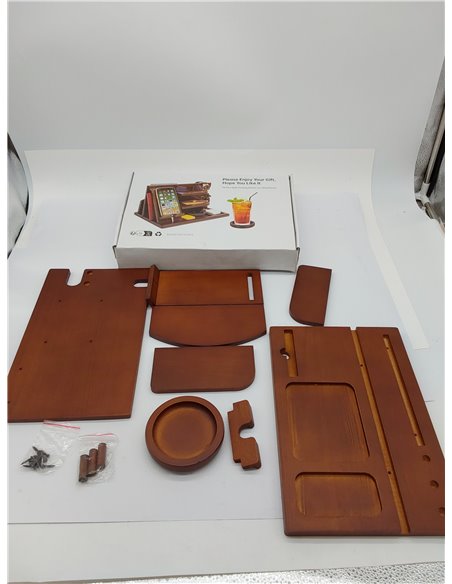 Regalos Navidad Originales para Hombre, Estación de Acoplamiento de Madera para teléfono, Regalos Cumpleanos Hombre o Papà, Aniv