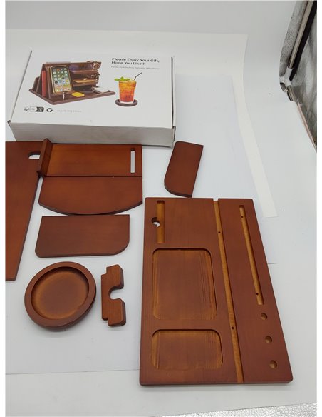 Regalos Navidad Originales para Hombre, Estación de Acoplamiento de Madera para teléfono, Regalos Cumpleanos Hombre o Papà, Aniv